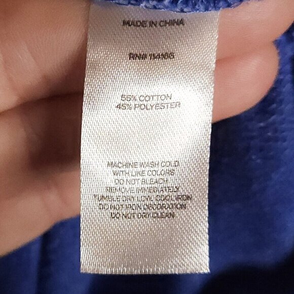 University Of Kansas Colosseum New Grey Blue Sweatshirt XXL - Picture 6 of 7